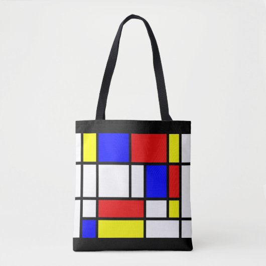 Mondrian - Sac fourre-tout des couleurs (Devant)