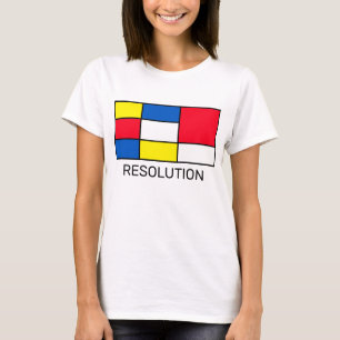 Mondrian stijl abstracte kunst t-shirt