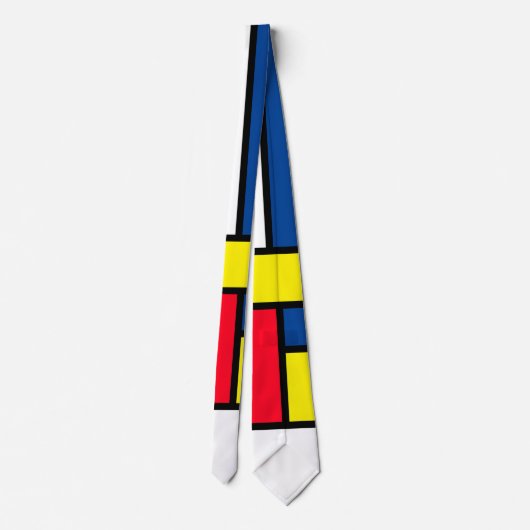 Mondrian Stropdas (Achterkant)