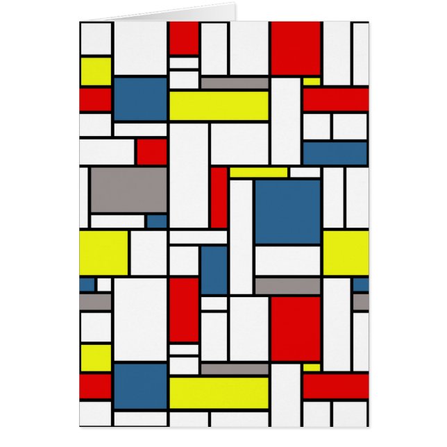 Mondrian style design (Devant)