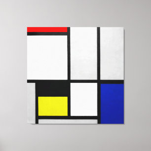 MONDRIAN - TABLEAU Nr. III - 1922-1925 - De Stijl Canvas Afdruk