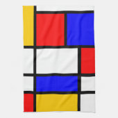 Mondrian Theedoek (Verticaal)