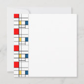 Mondrian Uitnodiging (Voorkant)