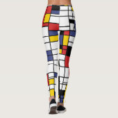 Mondrianesque Leggings (Achterkant)