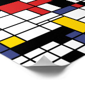 Mondrianesque Poster (Hoek)