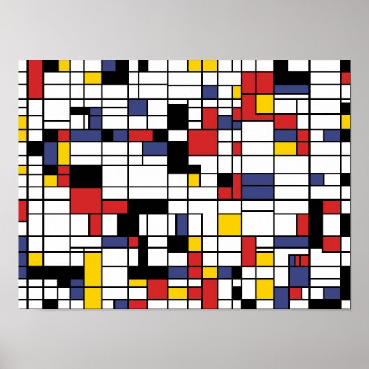 Mondrianesque Poster (Voorkant)