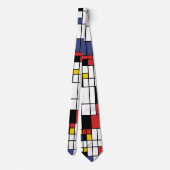 Mondrianesque Stropdas (Achterkant)