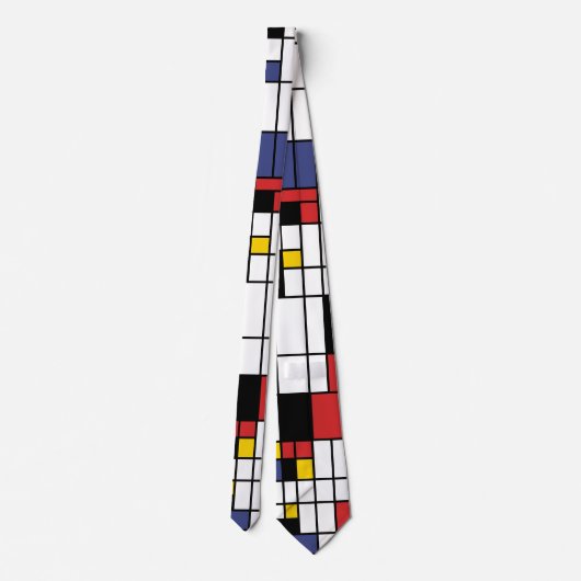 Mondrianesque Stropdas (Achterkant)