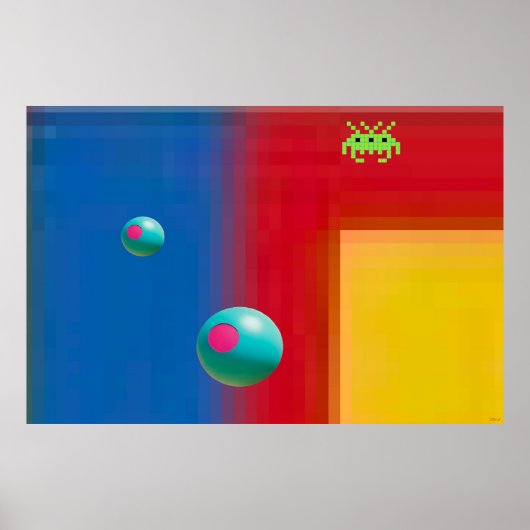 Mondrianos III Poster (Voorkant)