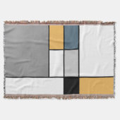 Mondrische inspiratie deken (Voorkant)