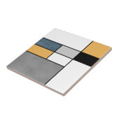 Mondrische inspiratie tegeltje (Zijkant)