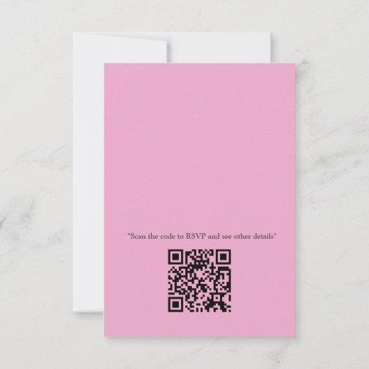 Mondwaterende Tropische Vruchten Dank u RSVP Kaartje (Achterkant)