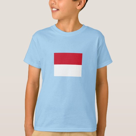 Monegaskische vlag t-shirt (Voorkant)