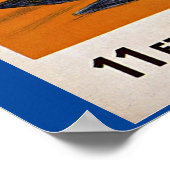 Monégasque affiche de voyage, 1936 course automobi (Coin)