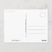 Monegroswoestijn (Spanje) Briefkaart (Achterkant)