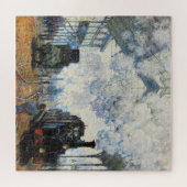 Monet - Aankomst van de trein Normandy Legpuzzel (Horizontaal)