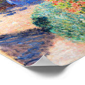 Monet - afgeronde ventilatorbedekking poster (Hoek)