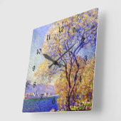 Monet - Antibes gezien vanuit de tuinen van Salis, Vierkante Klok (Hoek)