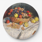 Monet - Appels en Druiven, Papieren Bordje (Voorkant)