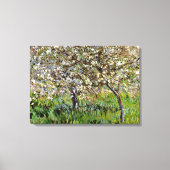 Monet - Apple Trees in Bloom Canvas Afdruk (Voorkant)