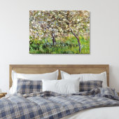 Monet - Apple Trees in Bloom Canvas Afdruk (Insitu (Slaapkamer))