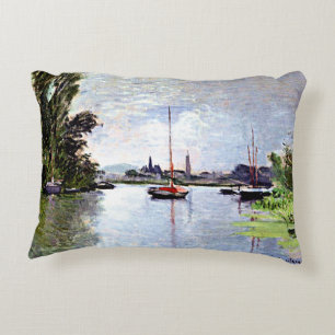 Monet - Argenteuil, gezien vanaf Kleine Arm van de Accent Kussen