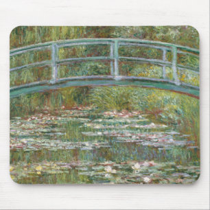 Monet Art Bridge over een Pond van Watergelingen Muismat
