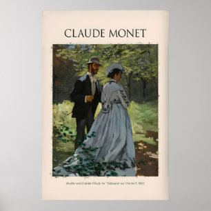 Monet Bazille en Camille Déjeuner sur l Herbe Poster