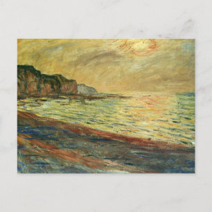Monet Beach in Pourville Briefkaart