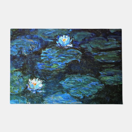 Monet - Blauwe waterlimieten Deurmat (Voorkant)