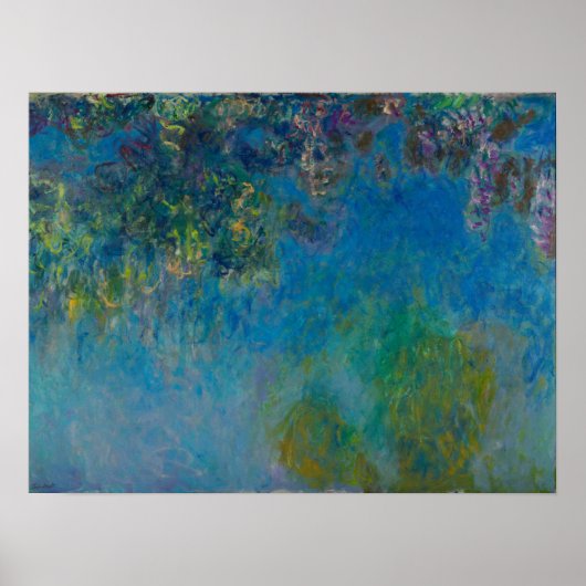 Monet - Blauweregen Poster (Voorkant)
