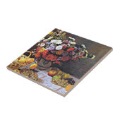 Monet - bloemen en vruchten tegeltje (Zijkant)