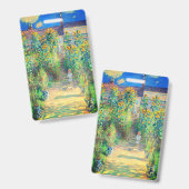 Monet Bloementuin Badge (Voor- en achterkant)