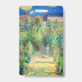 Monet Bloementuin Badge (Achterkant)