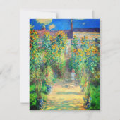 Monet Bloementuin Save The Date (Voorkant)