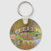 Monet - Brug in de tuin van Monet Sleutelhanger (Voorkant)