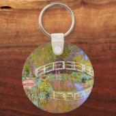 Monet - Brug in de tuin van Monet Sleutelhanger (Voorkant)