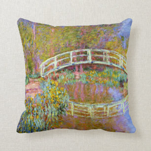 Monet - Brug in Monet's tuin Kussen