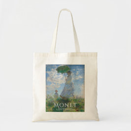 Monet Canvas tas Art, vrouw met een parasol