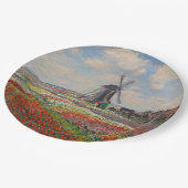 Monet - Champs de Tulipes en Hollande Papieren Bordje (Gekanteld)