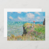 Monet Cliff Walk in Pourville Briefkaart (Voorkant / Achterkant)