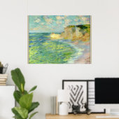 Monet - Cliffs in Amont Poster (Thuiskantoor)