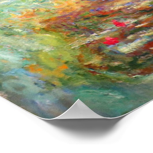 Monet Corner of Water Lily Pond Poster (Hoek)