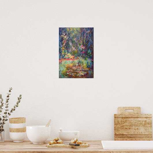 Monet Corner of Water Lily Pond Poster (Keuken)