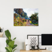 Monet - De Beschutte Weg Poster (Thuiskantoor)