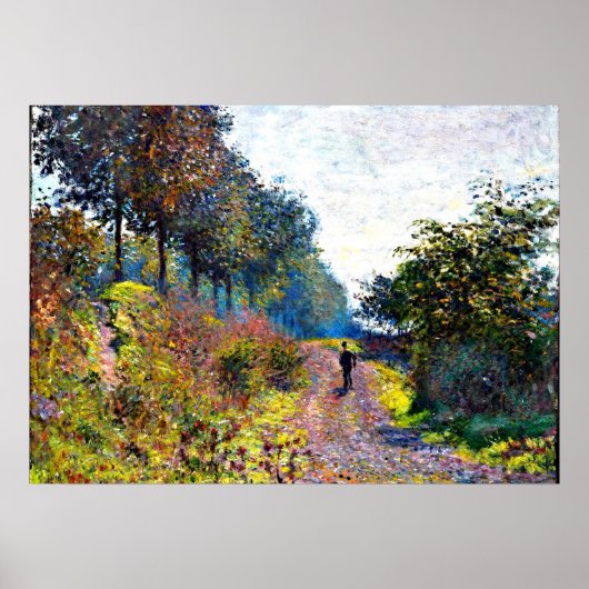 Monet - De Beschutte Weg Poster (Voorkant)