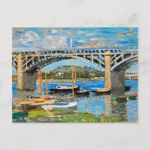 Monet - De brug over de Seine, Briefkaart