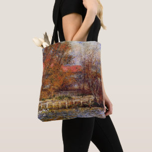 Monet - De Duck Pond, kunstschilderij Draagtas