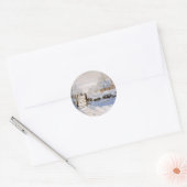 Monet - De Ekster Ronde Sticker (Envelop)