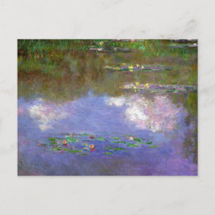 Monet - De Iris Tuin bij Giverny Ansichtkaart Briefkaart